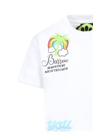 white cotton tshirt BARROW KIDS | S5BKJUTH023002